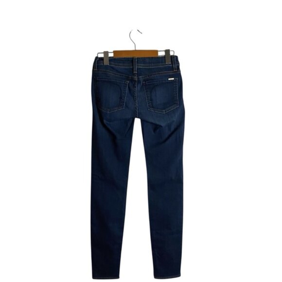 Fidelity Women’s Mila Mid Rise Ankle Slim Denim Jean in Starlet Dark - Picture 9 of 9